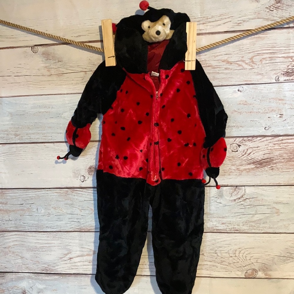 Lady Bug Halloween costume.. warm!! Onsie